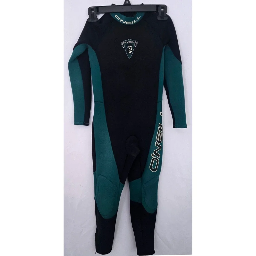 Vintage ONeill Hammer Wetsuit Made‎ in USA 3x2mm Full Body Surf Dive Teal Size 4